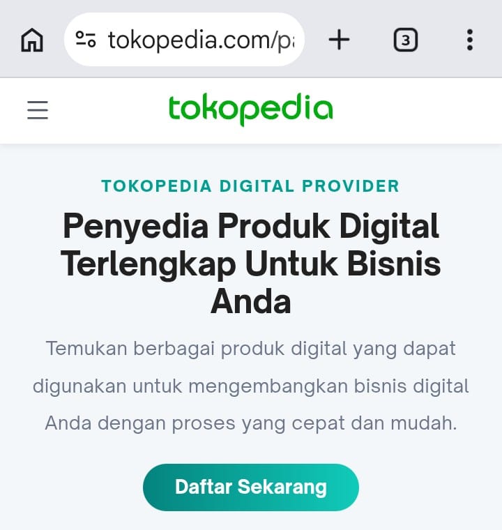 SUDAH AUTO SEO! 3+ Website Jualan Produk Digital Ini Bikin Produkmu Laris 3 Tokopedia juga merilis situs yang membantu menjual produk Digital