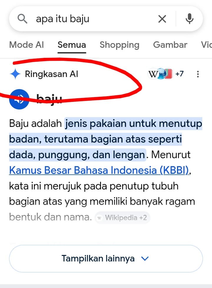 Contoh AI search yang dominan di tahun 2026 ini