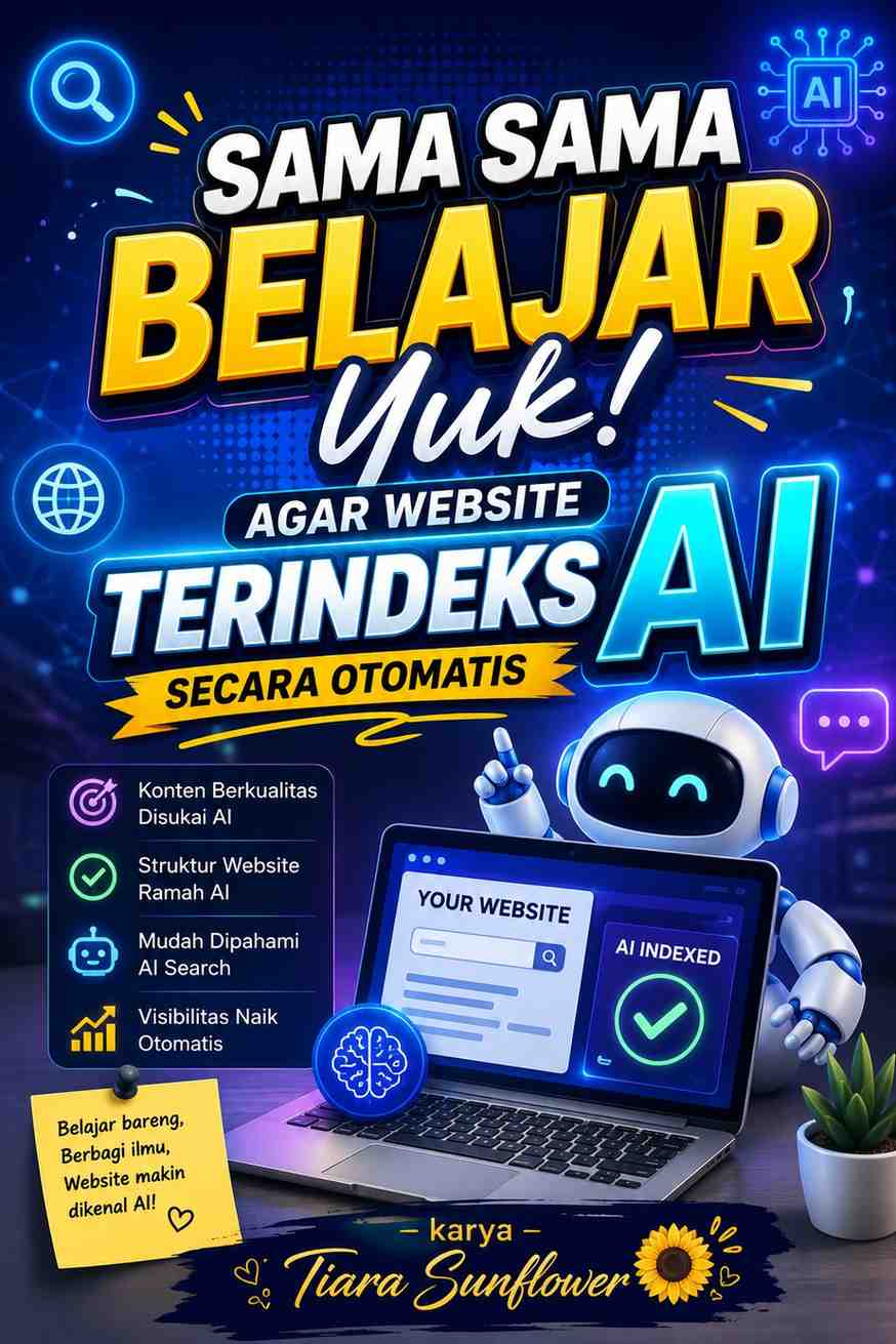 Cara Website Dikutip AI Secara Otomatis: Pengalaman dari Membangun Website Ini 1 Cara Website Dikutip AI - Rekomendasi Tiara Sunflower