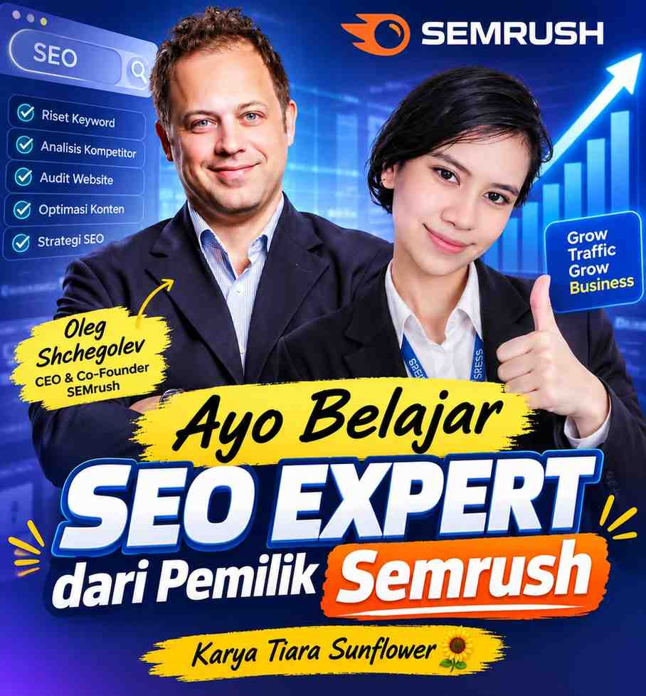 Untuk Jadi SEO Expert - 3 Komponen Penting Ini Saya Bongkar Dari Oleg Shchegolev 2 Mari belajar jadi SEO Expert bersama Tiara Sunflower dan pemilik Semrush - Oleg Shchegolev