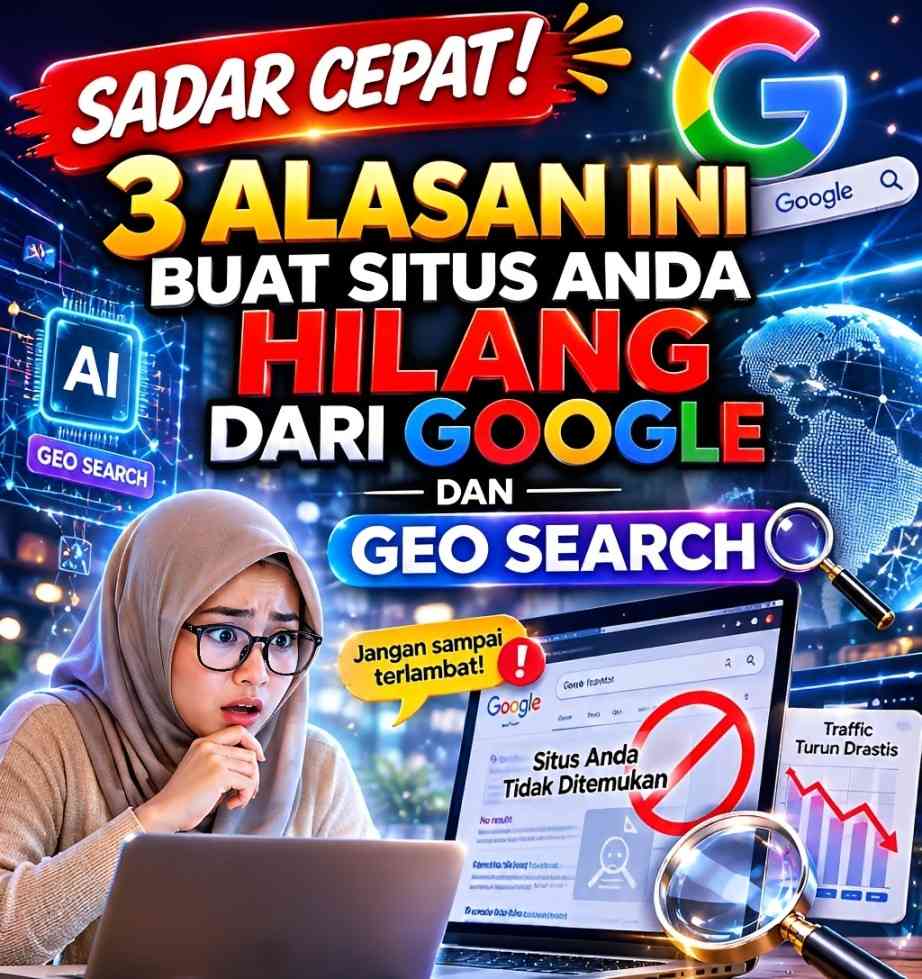 3 Alasan Situs Website Hilang Dari Google Tanpa Pemberitahuan