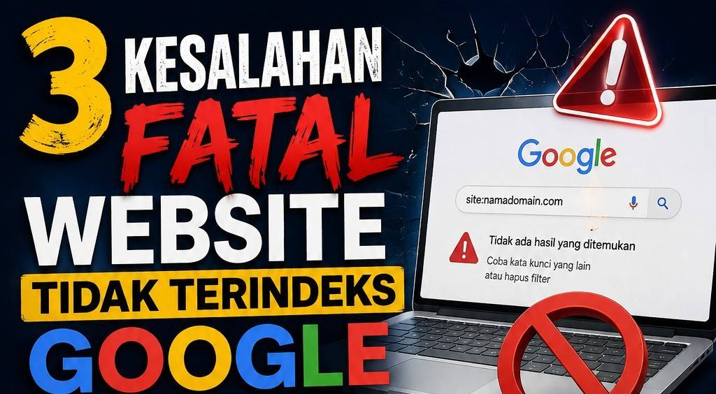 3 Kesalahan Fatal Buat Website Tidak Terindex Google dan Cara Mengatasinya 1 Website Tidak Terindex Google, apa penyebabnya?
