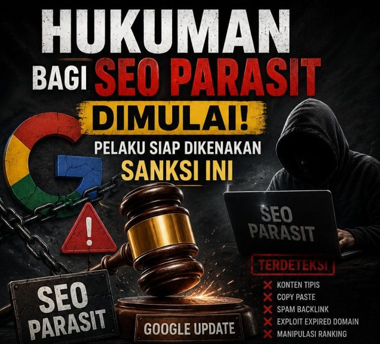 Google Pastikan Pelaku: "SEO Parasit" - Dianggap Spam dan Pihak Hosting Disanksi 1 SEO Parasit - Dianggap Spam