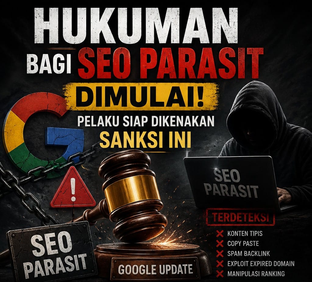 Google Pastikan Pelaku: "SEO Parasit" - Dianggap Spam dan Pihak Hosting Disanksi 1 SEO Parasit - Dianggap Spam