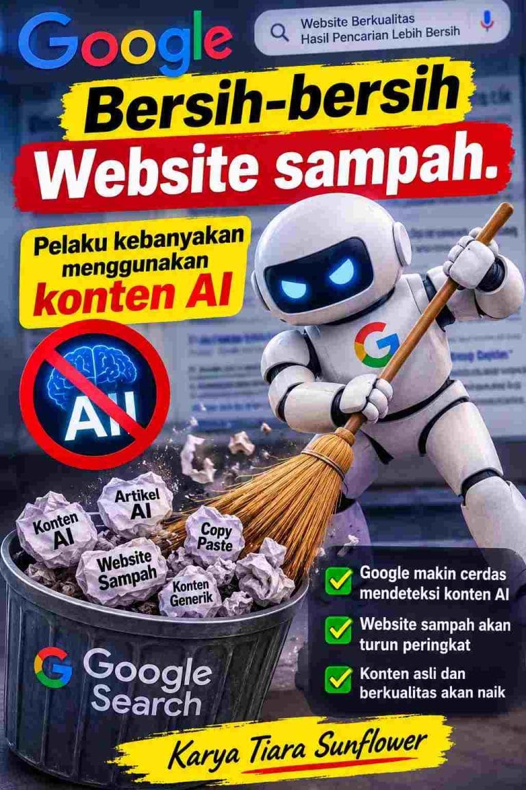 Google Spam Update 2026: Bakal Buat Website Mati Total untuk Mereka yang... 1 Google Spam Update 2026 - Fokus bersih-bersih konten AI