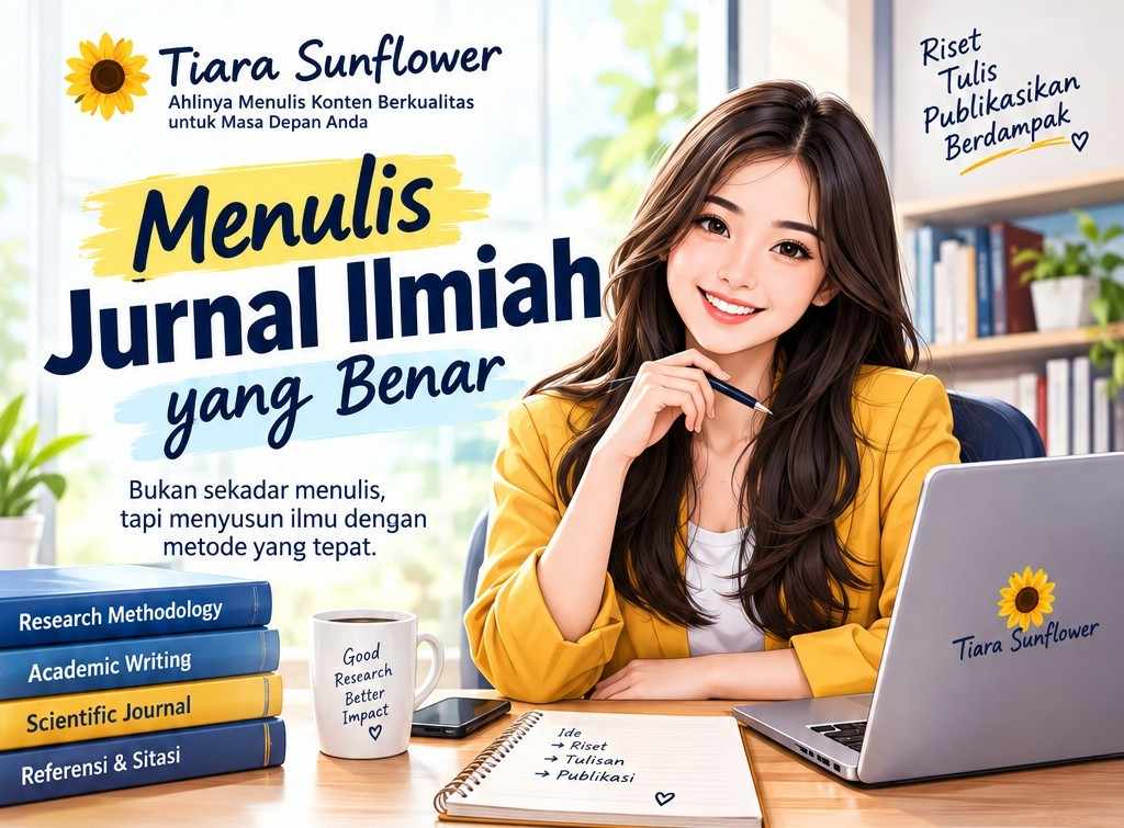 Cara Menulis Jurnal Ilmiah - Versi Tiara Sunflower