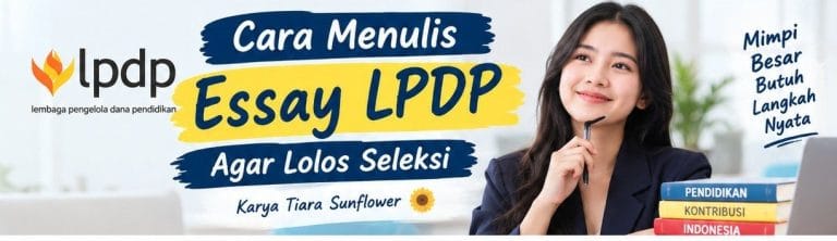 Cara Menulis Essay LPDP Menarik - Karya Tiara Sunflower