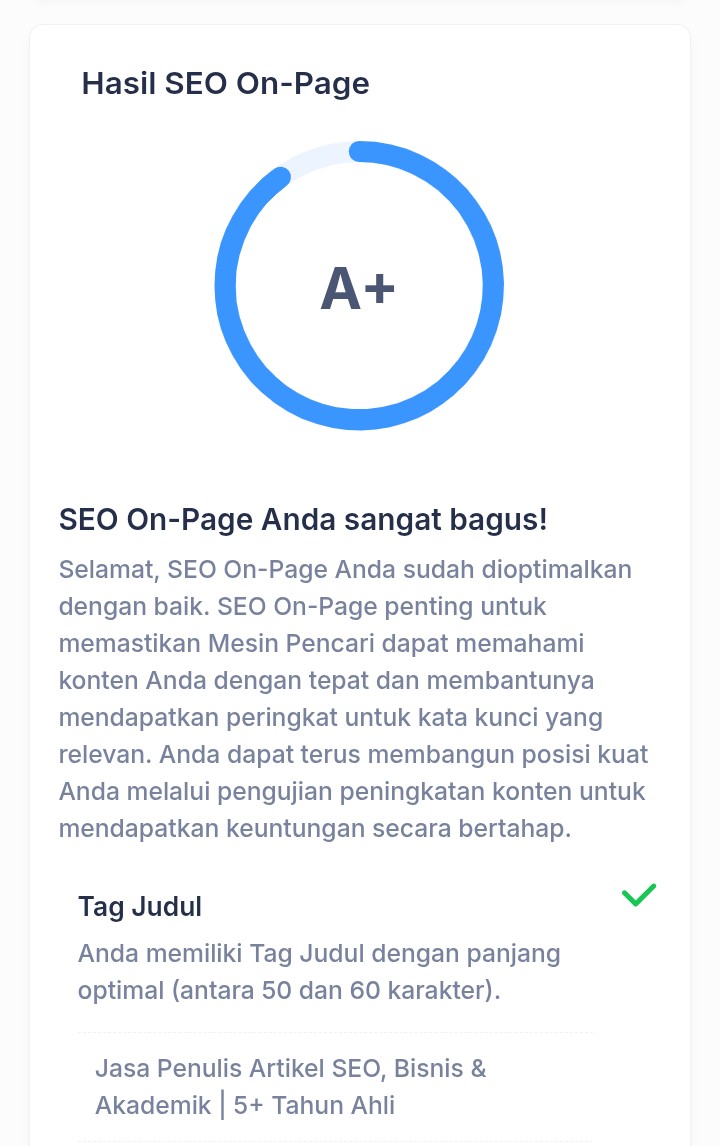 SEO 2027 Berubah - Website Jadi Tempat Hasilkan Cuan "Bukan Lagi" Menarik Audience 2 Bukti skor SEO Website Tiara Sunflower Bagus, Tapi Google Masih Sandbox Situs Kami. WHY!!!