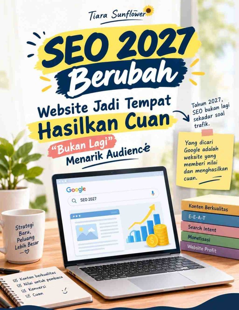 SEO 2027 Berubah - Website Jadi Tempat Hasilkan Cuan "Bukan Lagi" Menarik Audience 1 SEO 2027 Berubah, Tiara Sunflower Membagikan Pandangannya