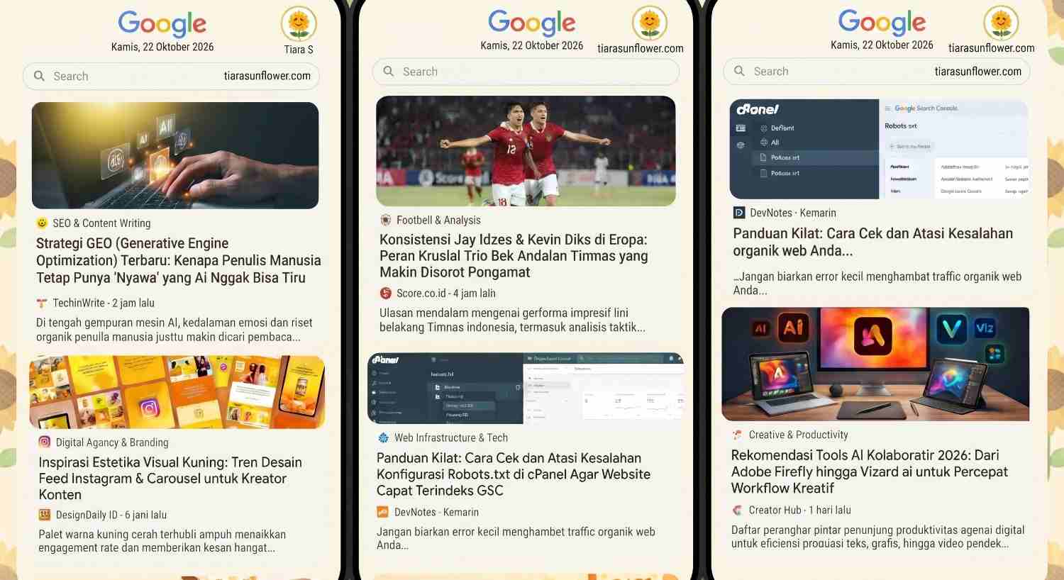 Etalase Google Discover